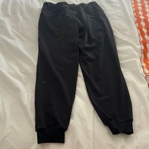 Lululemon black small joggers.  Worn once.  Like new